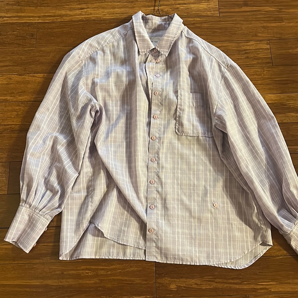 Light purple mijeong park button up